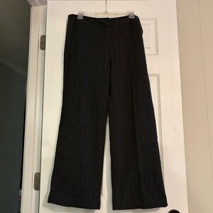 Jones Wear Gray Striped Trousers